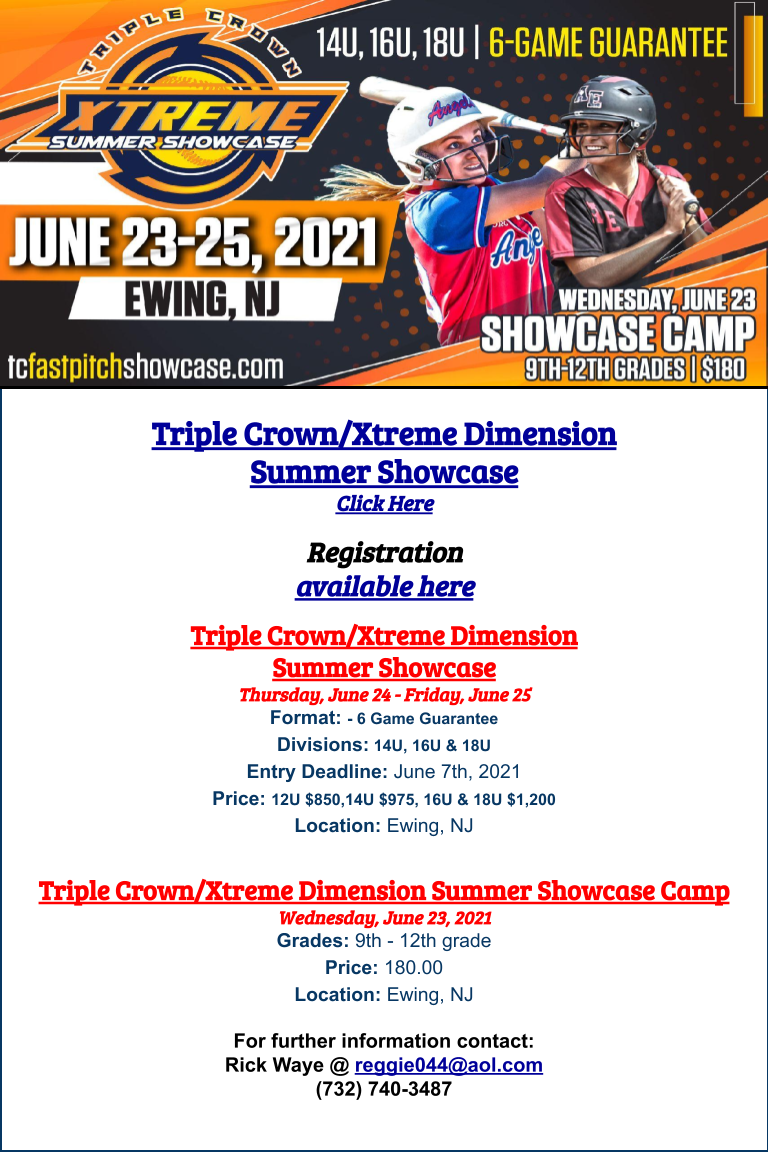 Xtreme Dimensions Softball Camps Tournaments Clinics