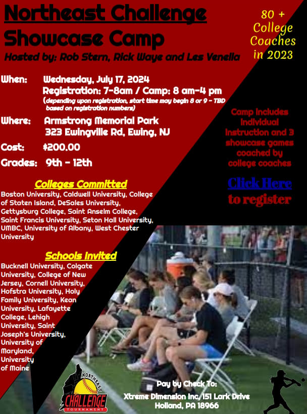 Xtreme Dimensions Softball Camps Tournaments Clinics